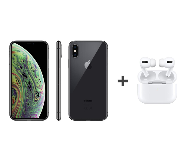 Apple iPhone Xs 64GB Space Gray + Airpods Pro - 562301 - zdjęcie